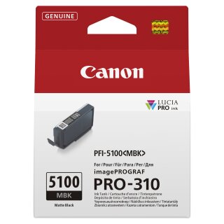 CANON PFI-5100 SERIES Matte Black ink tank