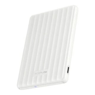 ECOFLOW RAPID Mag 5K Powerbank 5000 mAh Qi2 15 W kabellos X-Cooling Slim White