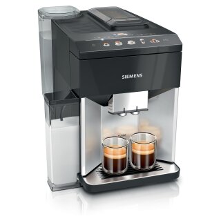Siemens TQ513D01 EQ.500 integral Kaffeevollautomat Klavierlack/ Silber