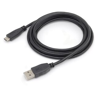 Equip Kabel USB-C2.0->A 3A St/St 0.30m schwarz