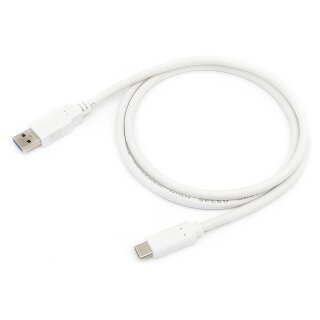 Equip Kabel USB-C3.2->A Gen1 5Gbps St/St 0.50m weiß