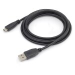 Equip Kabel USB-C2.0->A 3A St/St 0.50m schwarz