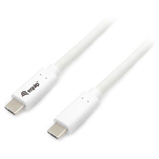 Equip Kabel USB-C3.2->C Gen1 PD60W St/St 0.50m weiß