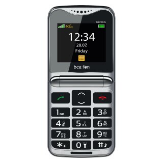 bea-fon Fold10 LTE schwarz-silber