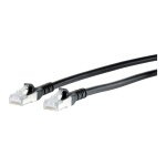 METZ CONNECT Patchcable Cat.6A AWG 26 LSOH schwarz 30m