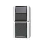 Jung 871 W WG 800 AP/WD Steckdose mit Taster IP44