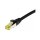 Synergy21 Patchkabel RJ45, CAT6A 500Mhz, 25m, schwarz, S-STP(S/FTP), TPE/LSZH(Ultraflex), AWG26, mit CAT7 Rohkabel,