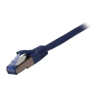 Synergy21 Patchkabel RJ45, CAT6A 500Mhz, 0,5m, blau, S-STP(S/FTP), AWG26, LSZH,
