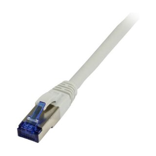 Synergy21 Patchkabel RJ45, CAT6A 500Mhz, 10m, grau, S-STP(S/FTP), TPE/LSZH(Superflex), AWG26,