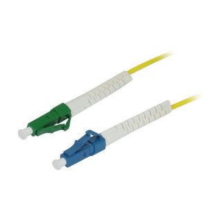 Synergy21 LWL-1-Faser-Patchk. 0,5mtr.LC-LC(APC), 9/125u, OS2, G657A2, AD=2mm, flexible Knickschutztülle