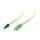 Synergy21 LWL-1-Faser-Patchk. 5mtr.LC(APC)-SC(APC), 9/125u, OS2, G657.A2, AD=2mm, flexible Knickschutztülle