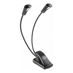 K&M 12243 Notenpultleuchte Double LED FlexLight