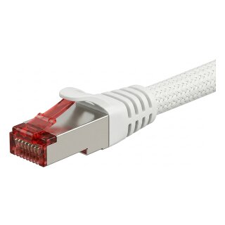 Python RNS Patchkabel Cat.6 S/FTP PiMF PVC 250MHz OFC 1,0m weiß