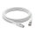 Python Cat.6 Patchkabel mit Nylongeflecht weiß 20m