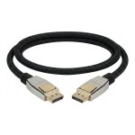 Python DisplayPort 2.0 Kabel Nylongeflecht schwarz 3m