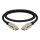 Python DisplayPort 2.0 Kabel Nylongeflecht schwarz 3m