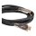 Python HDMI® 2.1 Kabel 8K UHD-2 Nylongeflecht schwarz 1,5m