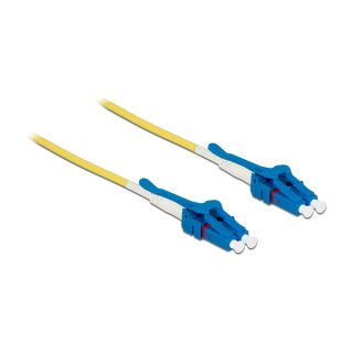 Delock Kabel Lichtwellenleiter LC > LC Singlemode OS2 Uniboot 10 m