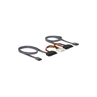 DELOCK SATA All-in-One Kabel fuer 2x HDD
