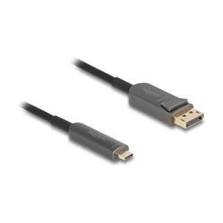 Delock Aktives Optisches Kabel USB Type-C™ zu DisplayPort 8K 60 Hz 40 Gbps 5 m