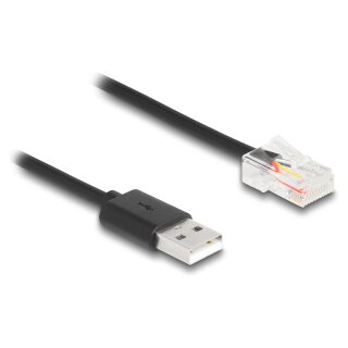 Delock USV Kommunikationskabel USB 2.0 Typ-A zu USB RJ50 2 m