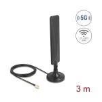 5G LTE Antenne SMA Stecker 3 dBi omnidirektional mit...