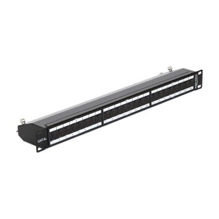 Delock 19? Patchpanel 24 Port Cat.6A schwarz