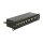 10" Patchpanel 12 Port Cat.6A schwarz