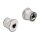 RJ45 Einbaubuchse Kupplung Cat.6 STP Aluminium