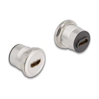 HDMI Einbaubuchse 8K 60 Hz Aluminium