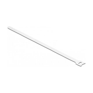 Delock Klett-Kabelbinder L 300 x B 12 mm weiß 10 Stück