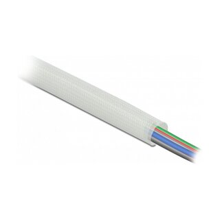 Schutzschlauch Glasfasergeflecht 10 m x 2 mm weiß