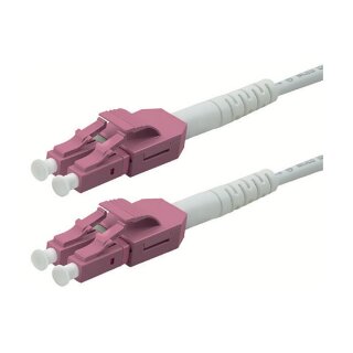 ROLINE LWL-Kabel duplex 50/125m OM4, LC/LC, UNIBOOT, violett, 5 m