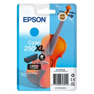 EPSON Tinte cyan 8.9ml XP 980, 250XL