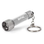 Entac Taschenlampe 5LED Schlüsselanhänger Silber