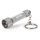 Entac Taschenlampe 5LED Schlüsselanhänger Silber