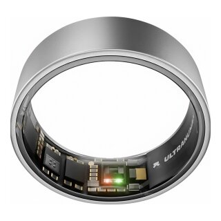 ULTRAHUMAN Ring Air - Smart Ring für Frauen und Männer - Schlaf -und Fitness Tracking Wearable - Herzfrequenz - Smartring Raw Titanium Größe 11