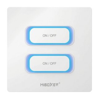 LED Fernbedienung 2 Gang Smart Switch 2,4GHz Bewegungssensor + Dimm *Milight/Miboxer* (w)