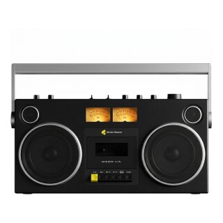 WeAreRewind Curtis Tragbarer Kassettenspieler mit Bluetooth schwarz