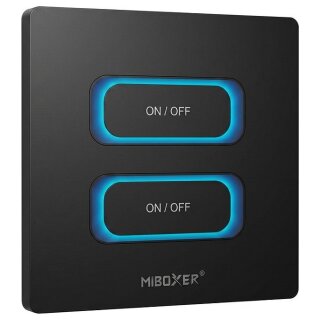 LED Fernbedienung 2 Gang Panel 2,4GHz Bewegungssensor + Dimm *Milight/Miboxer* (b)