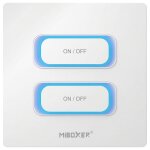 LED Fernbedienung 2 Gang Smart Switch Zigbee 3.0 + 2,4GHz...