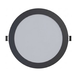 Synergy 21 LED Ultra Slim LED Panel Light V6 12W SWW/WW/NW (3CCT) Schwarz 24V