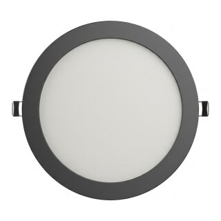 Synergy 21 LED Ultra Slim LED Panel Light V6 20W SWW/WW/NW (3CCT) Schwarz 24V