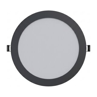 Synergy 21 LED Ultra Slim LED Panel Light V6 24W SWW/WW/NW (3CCT) Schwarz 24V