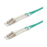 ROLINE LWL-Kabel 50/125um OM3 LC/LC trkis 1m