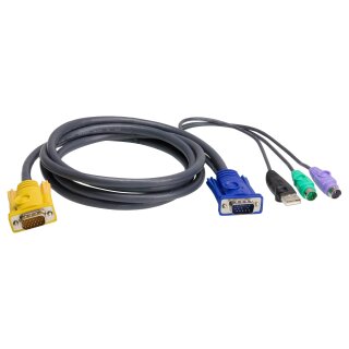 KAB ATEN 2L-5302UP - Tastatur- / Video- / Maus- (KVM-) Kabel - 1.8 m