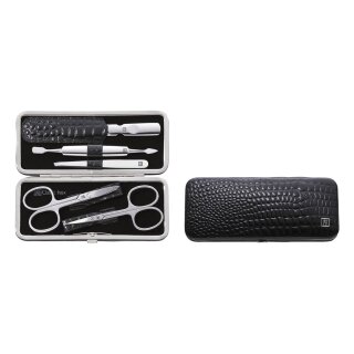 Manikre Pedikre Set 5tlg. mit Nagelschere, Leder