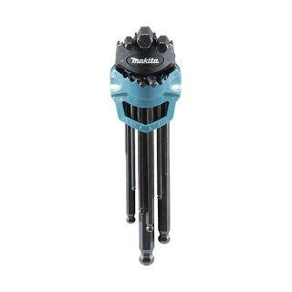 Innensechskantschlssel-Set 9-teilig, B-65894 (blau/schwarz, mit Grtelclip)