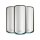 NETGEAR Orbi 970 series Quad-Band WiFi 7 Mesh System White 27Gbps 3 pieces 1year