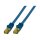 EFB RJ45 Patchk. S/FTP Cat.6A LSZH Cat.7 Rohk. 15.00m blau